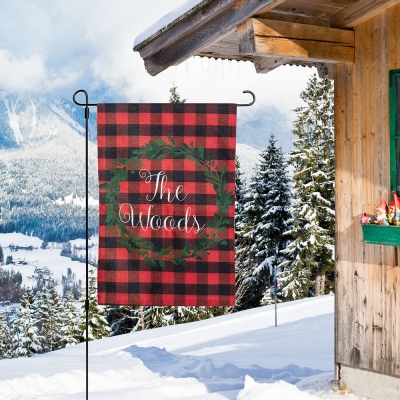 Personalized Garden Flag Embroidered Holiday Yard Flag