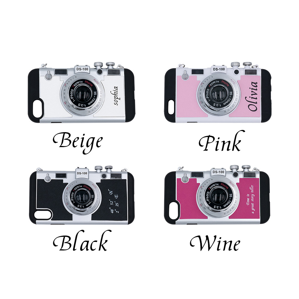 Capa de celular com câmera personalizada Emily em Paris capa para iPhone