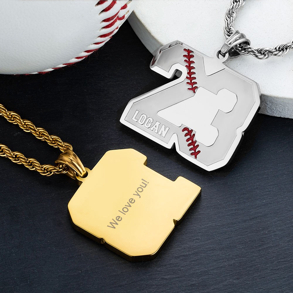 Baseball Necklace