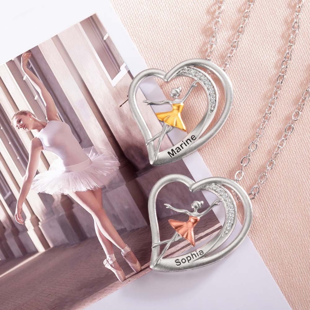 Ballerina Pendant Necklace