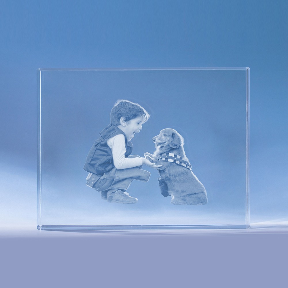 My Pet 3D Crystal Photo Engraved Gift