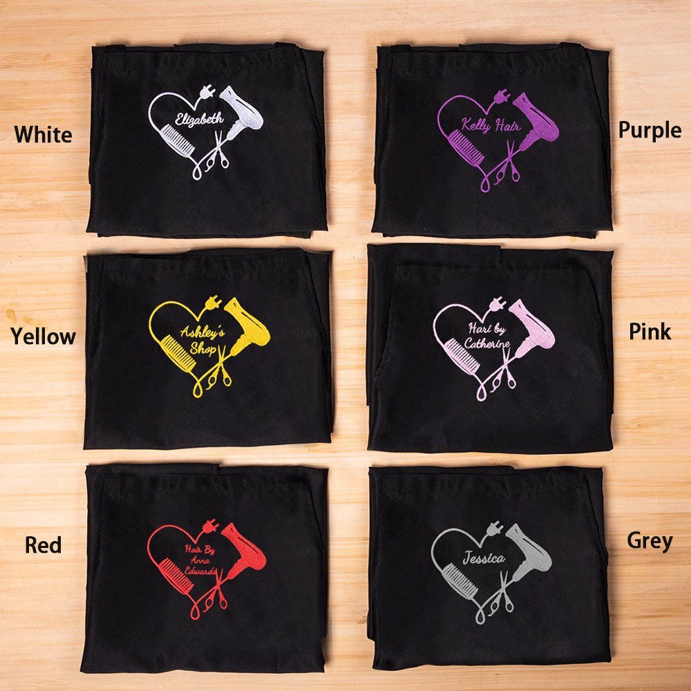 Personalized Hairstylist Apron for Hairdresser Gift