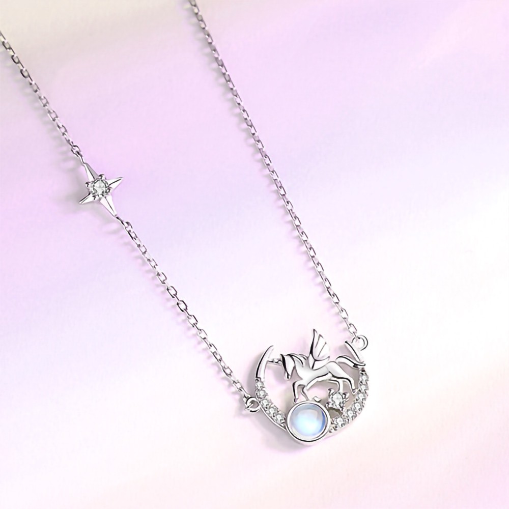 Unicorn Best Friend Bestie Necklace