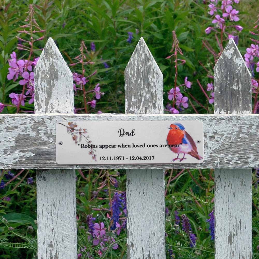 memorial plaque for bench