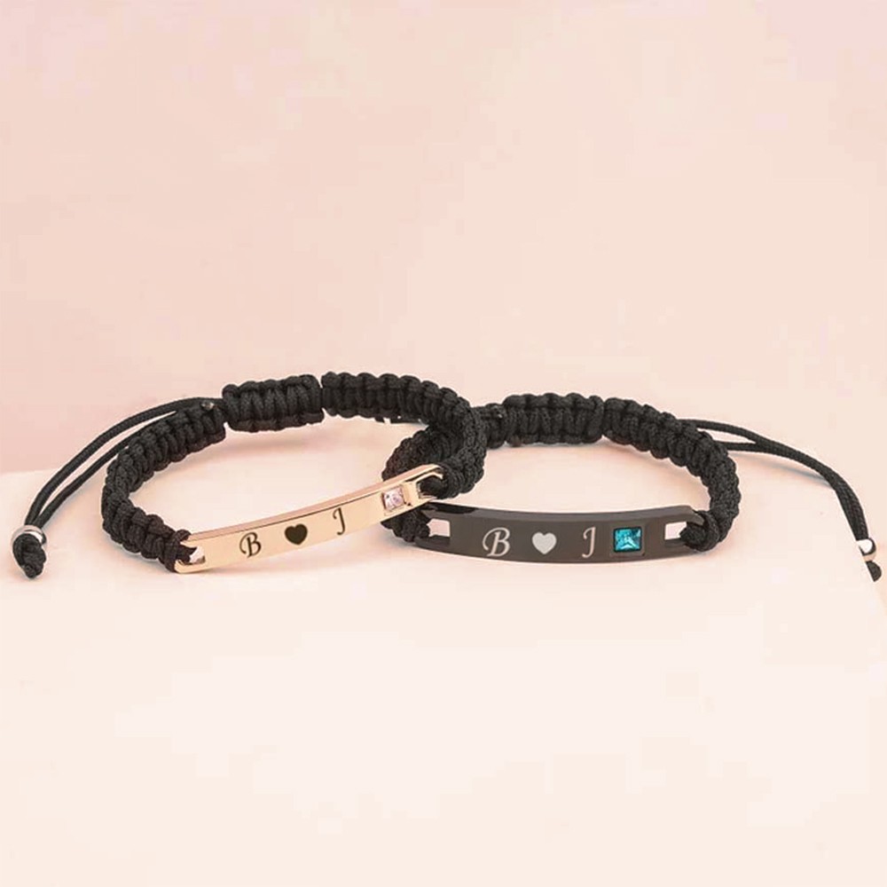 conjunto de pulseiras de casal