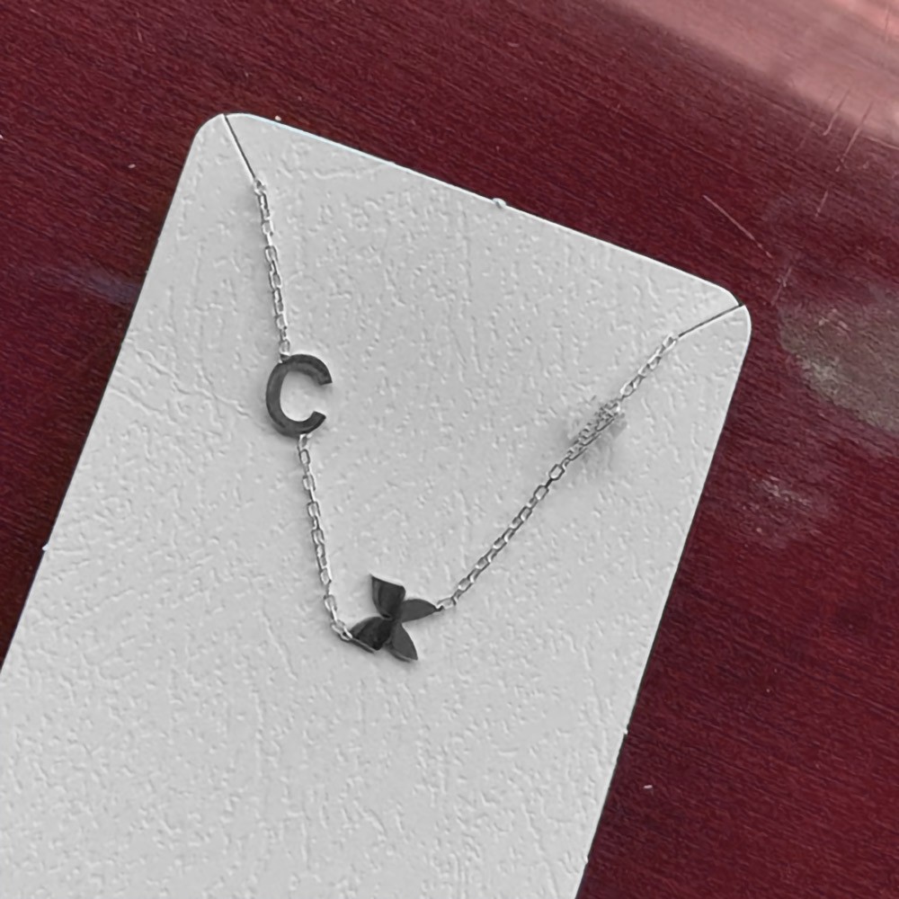 initials necklace