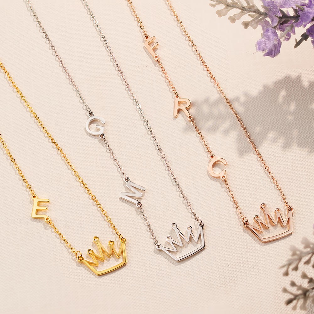collier initiale personnalisé