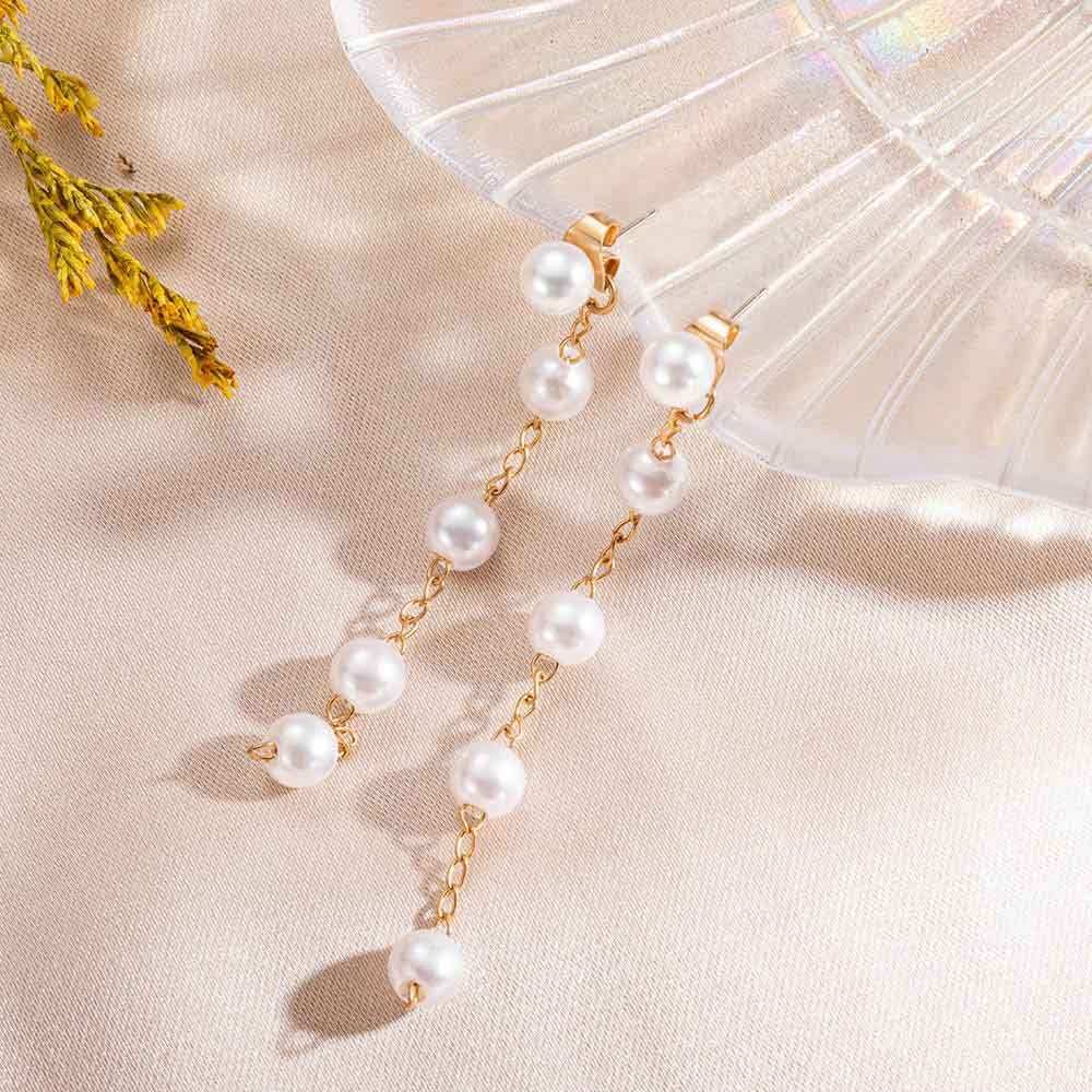 Boucle d'oreille enfileur de perles d'eau douce