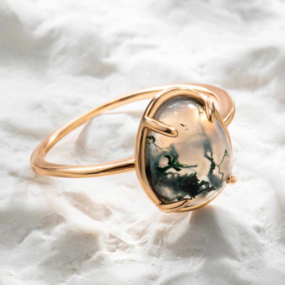 moss agate gemstone