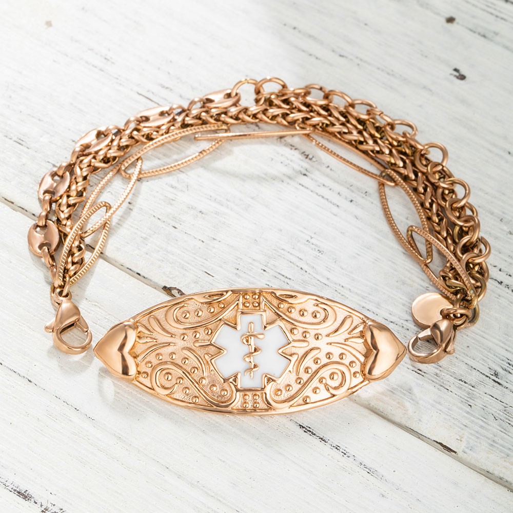 Custom Medical Alert ID Bracelet 