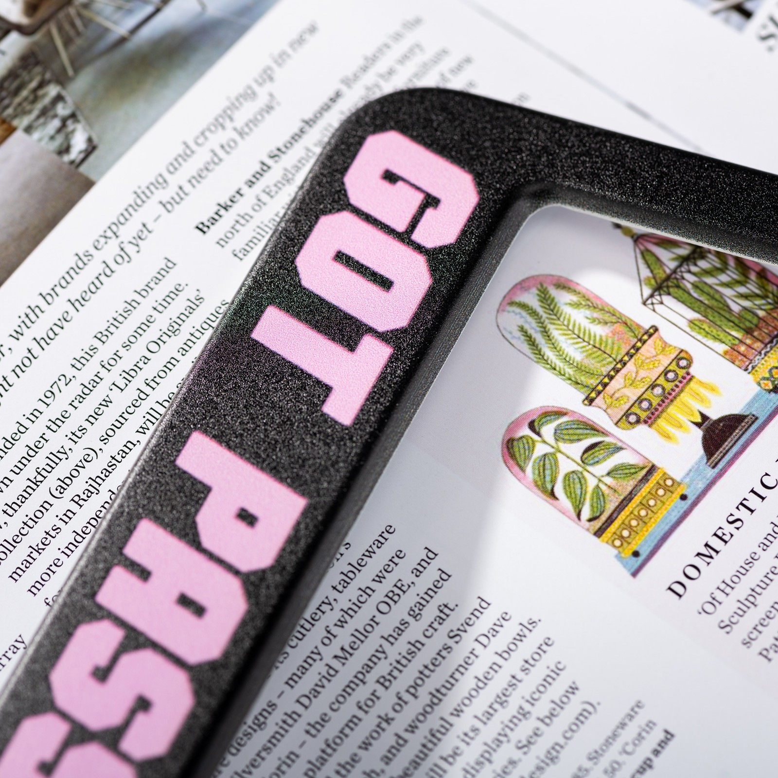 Nicki Minaj Inspired Barb License Plate Frame, License Plate, You Just Got Passed by a Barb, Auto Plate Frame Barb Car Accessories - Black and Pink