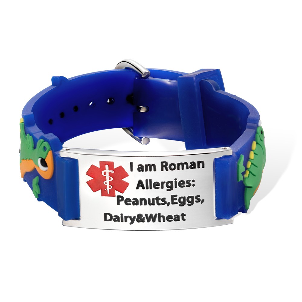 Cartoon Medical Alert id Bracelets
