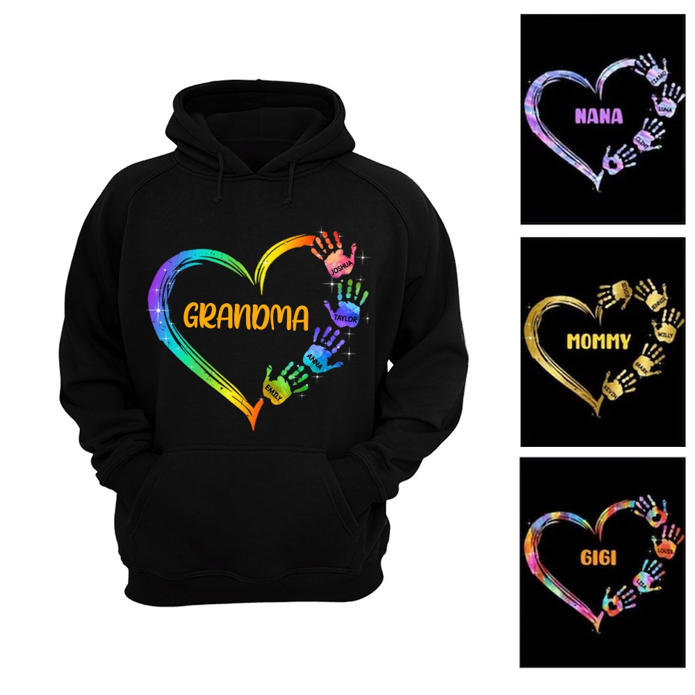 Personalized Grandchildren Grandma Mom Shirt