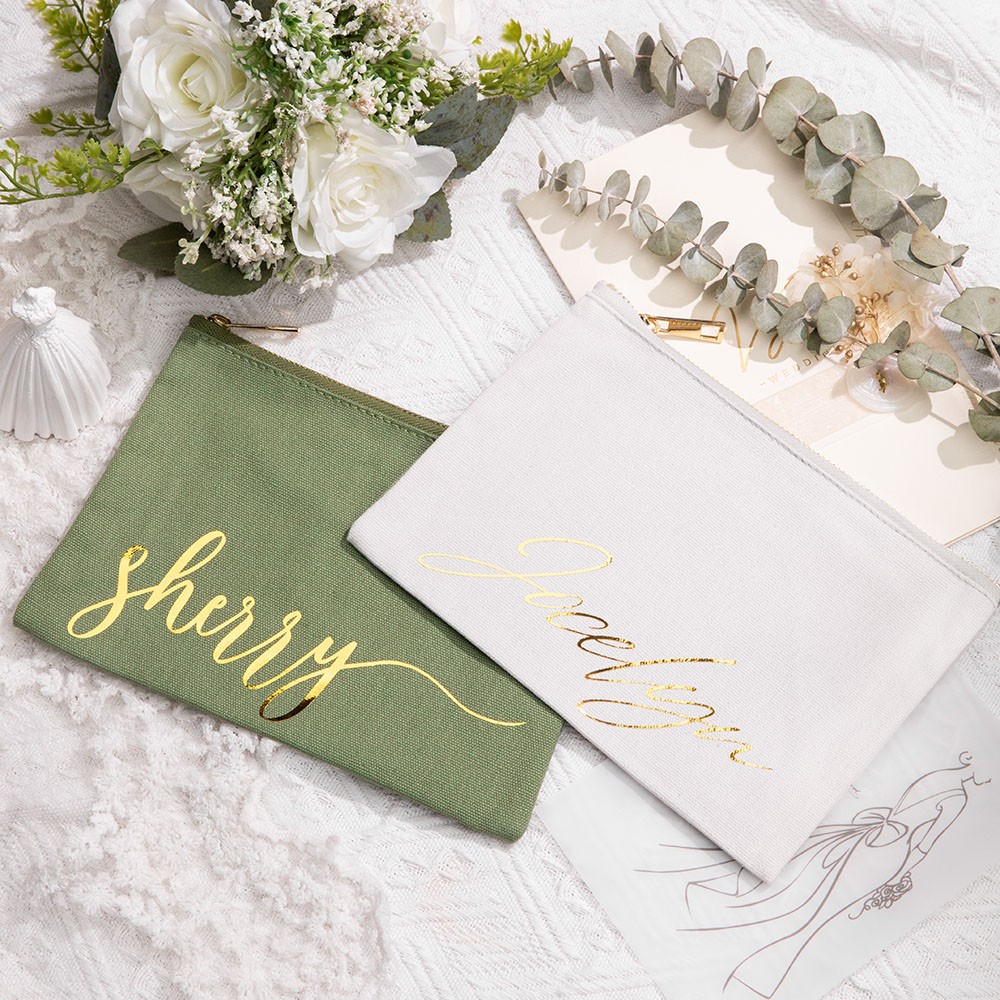 bridesmaid proposal gifts personalized makeup bag