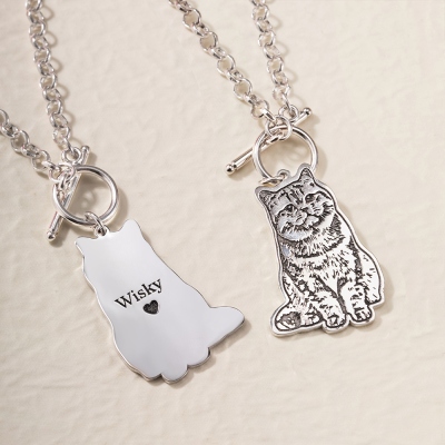 Custom Pet Portrait Bracelet, Personalized Pet Memorial Gift, Pet Photo Bracelet, Dog Cat Bracelet, Gift for Pet Lover/Her