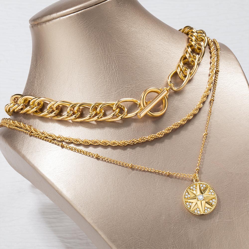 compass necklace
