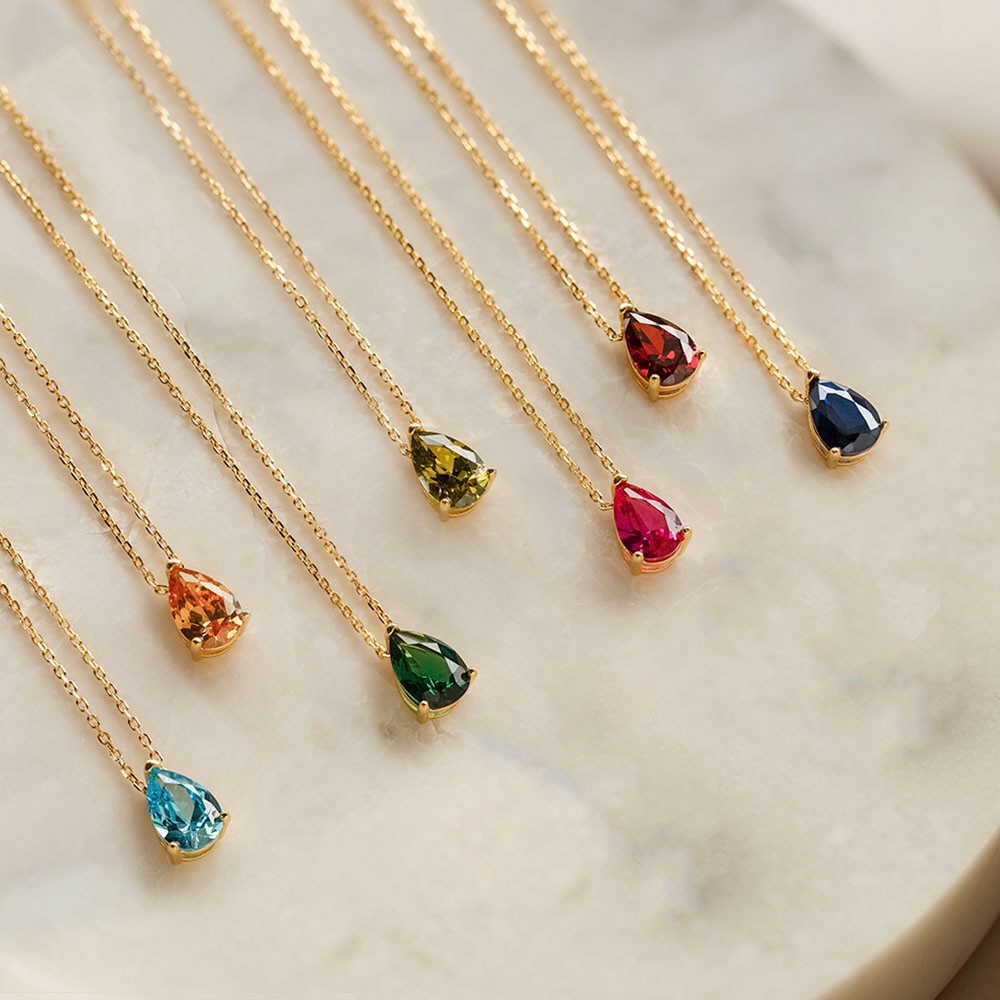 birthstones necklace
