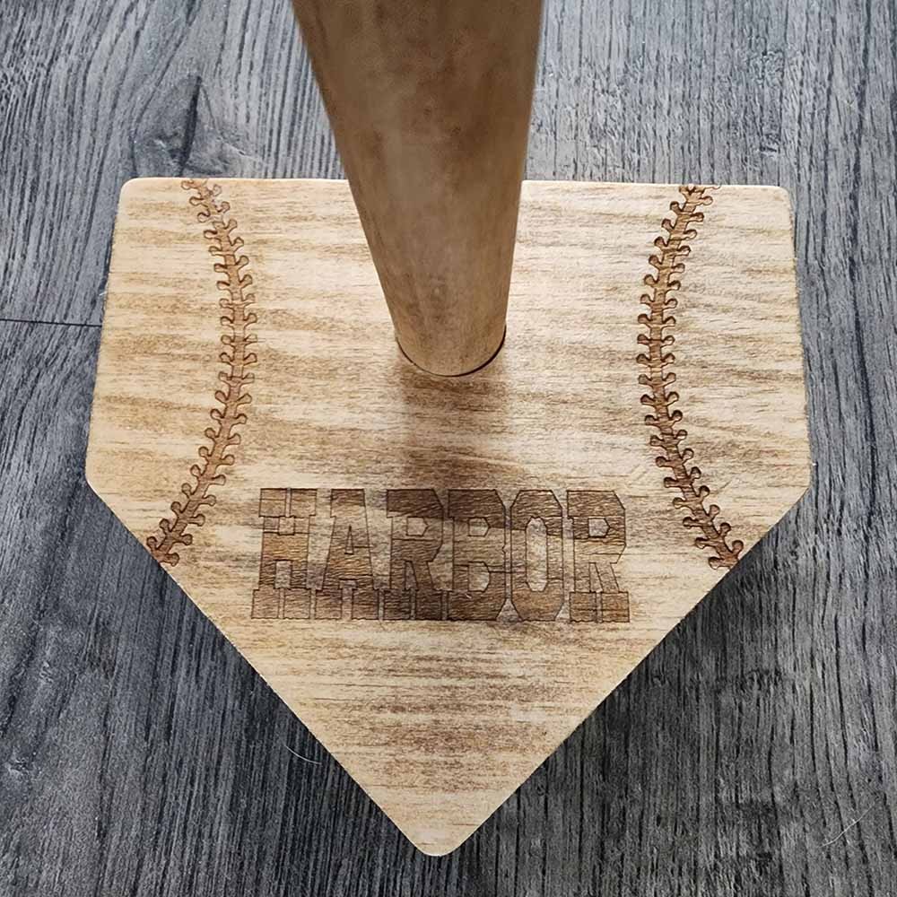 Baseball Softball Homeplate Stacked Ring Holder, Championship Ring Holder, Tournament Ring Holder, Personalized Gift