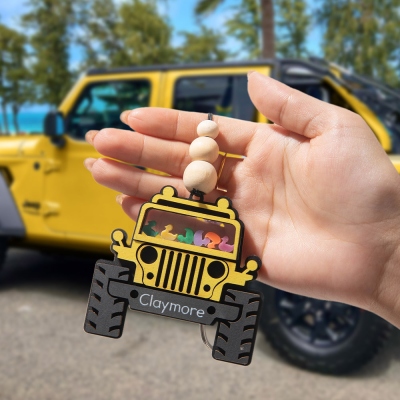 charme de voiture jeep canard
