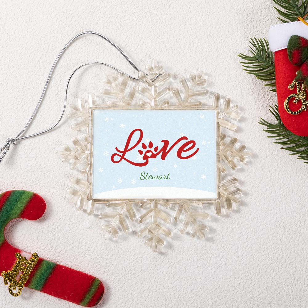 Christmas ceramic pendant