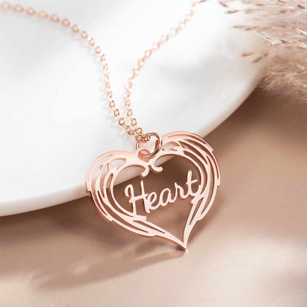 angel wing necklace