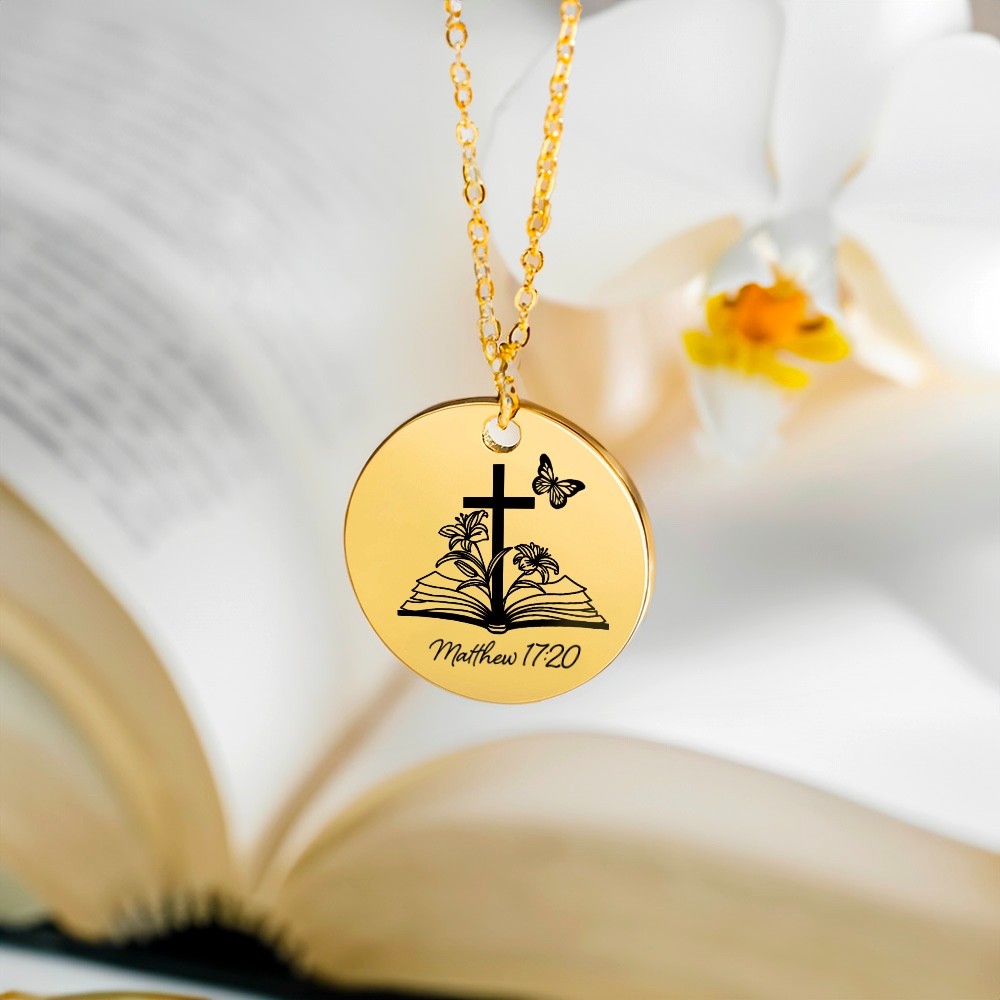 Collier de versets bibliques personnalisé