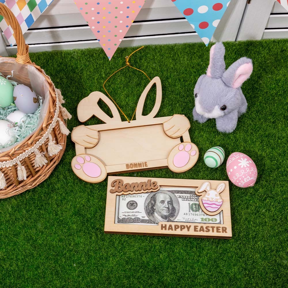 Porte-monnaie lapin de Pâques