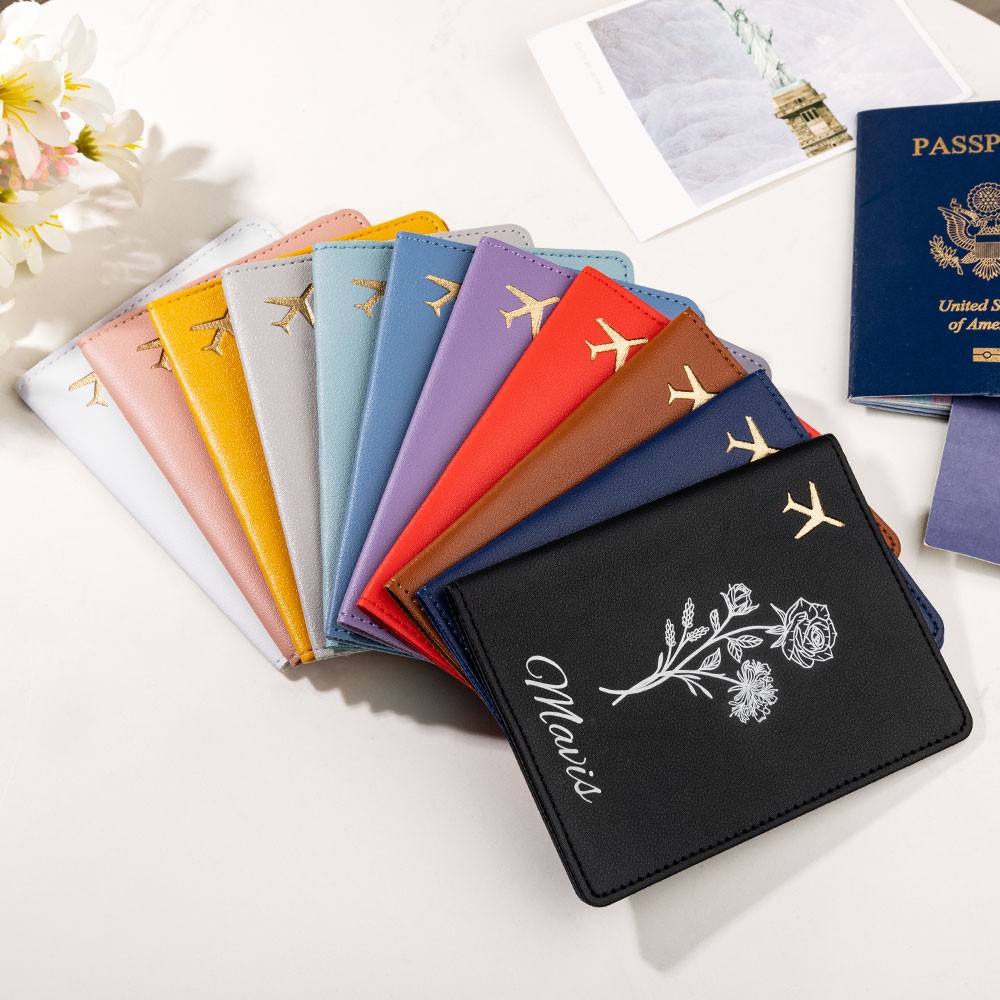 Birthflower Luggage Tag