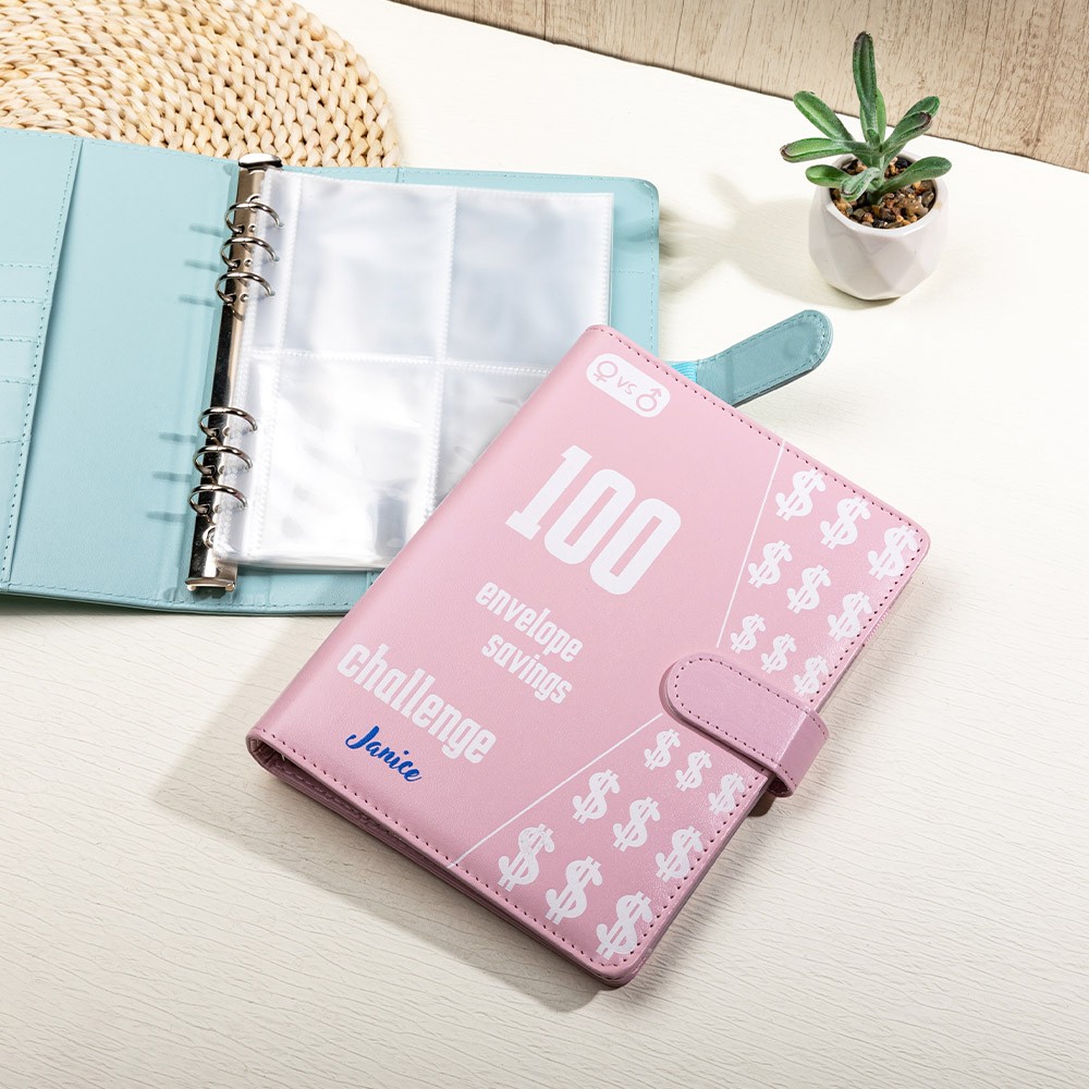 Personalize 100 Envelope Challenge Binder