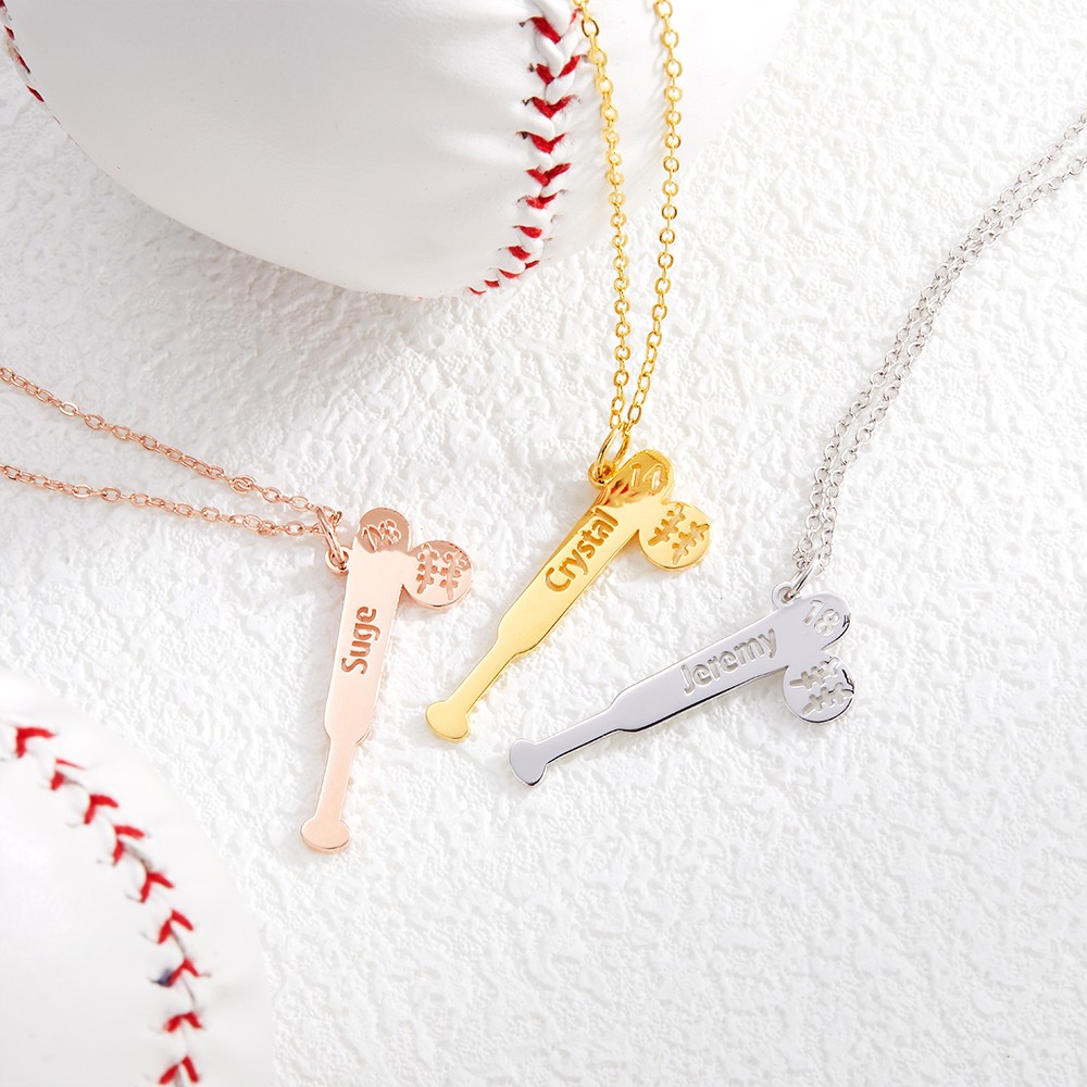 Baseball Bat Necklace