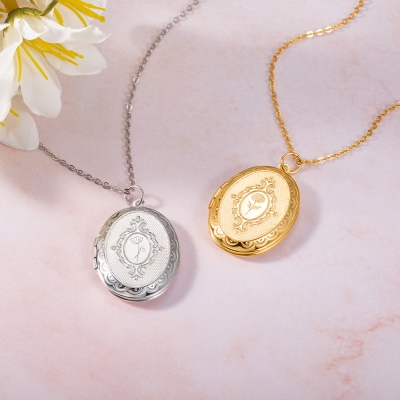 Birth Month Flower Necklace