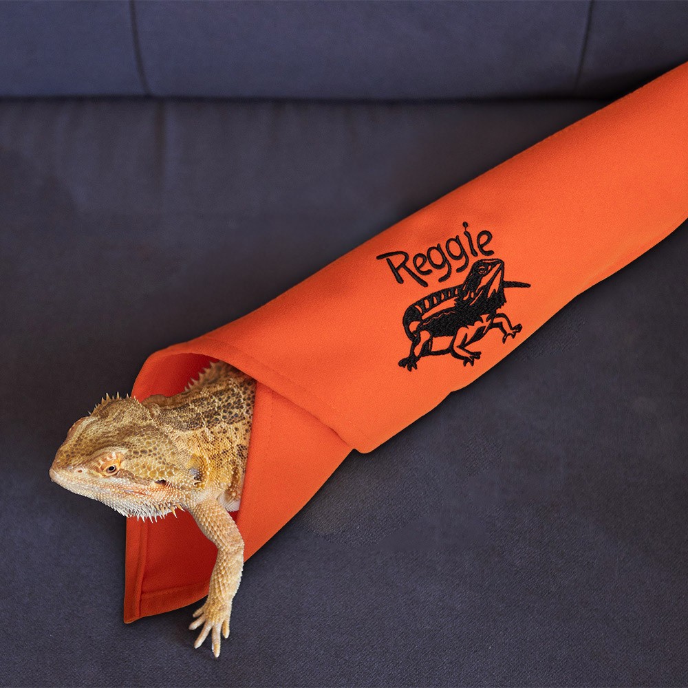 Personalized Name Bearded Dragon Blanket, Bearded Dragon Beds, Reptile/Gecko Tank Cave Decorations Accessories, Bearded Dragon Starter Kit