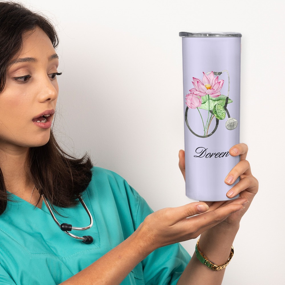 Nurse Insulated Skinny Tumbler