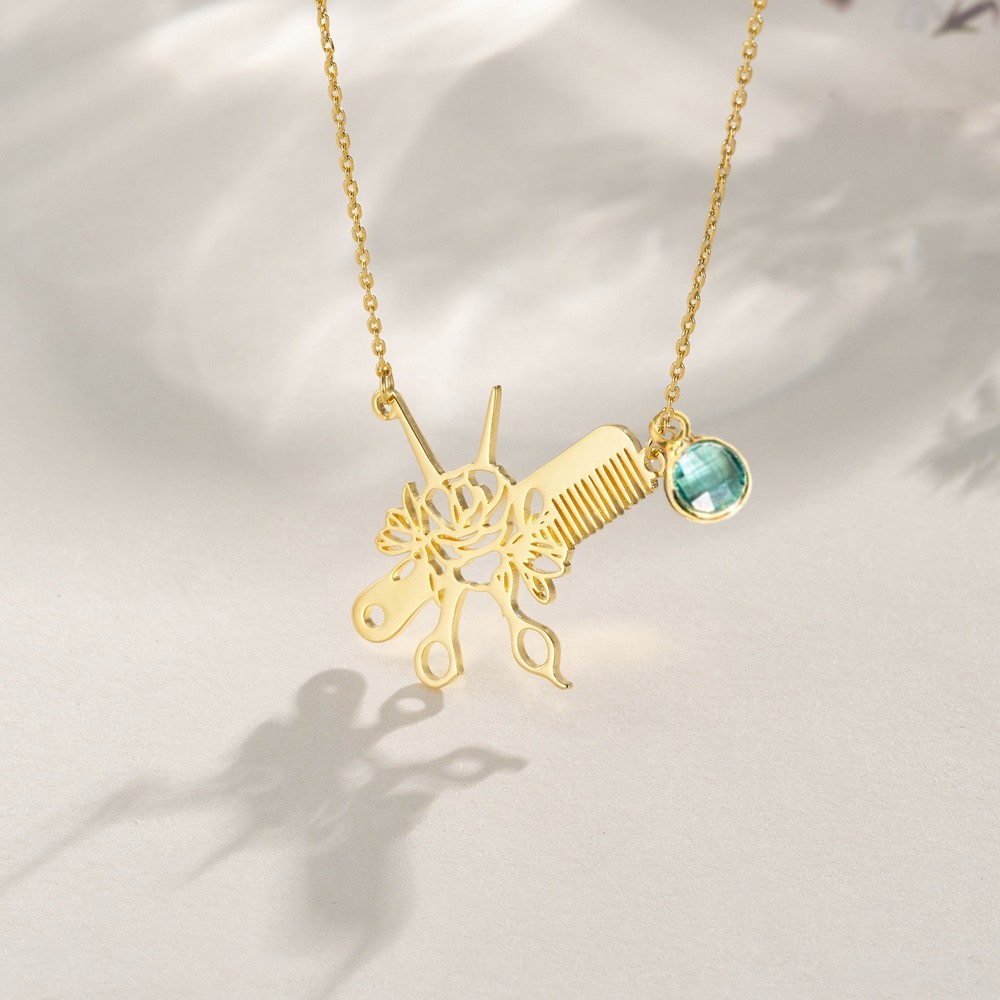 Personalized Hairdresser Necklace