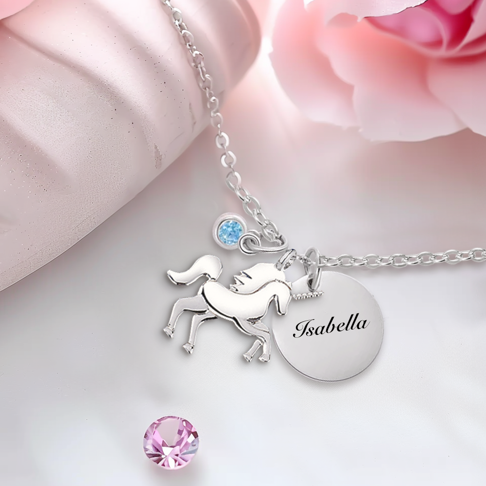 Children Necklace Engraved with Name