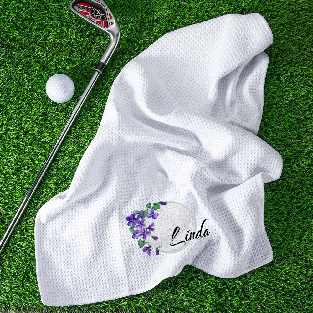 custom golf towel