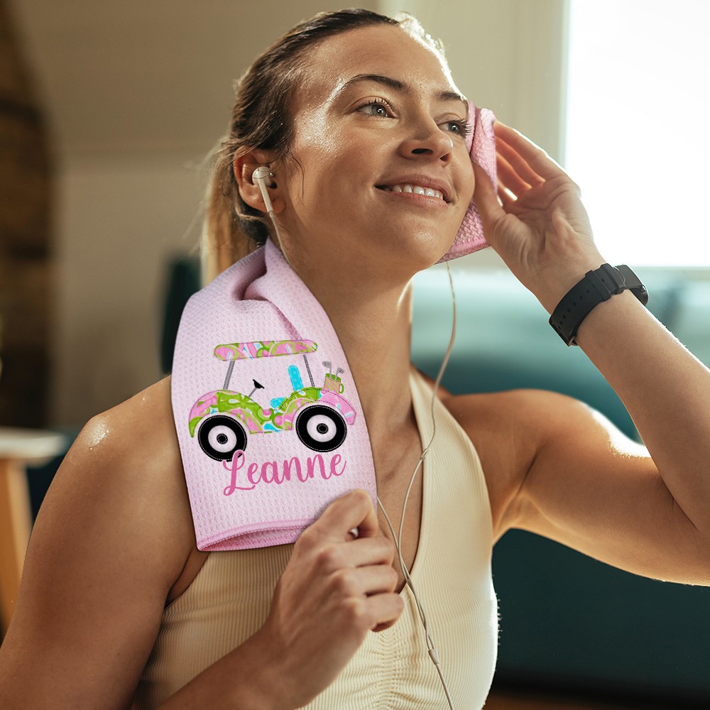 girls golf towel