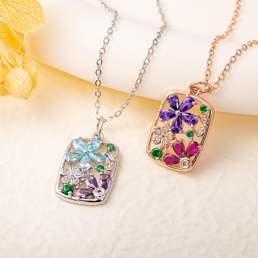 flower necklace