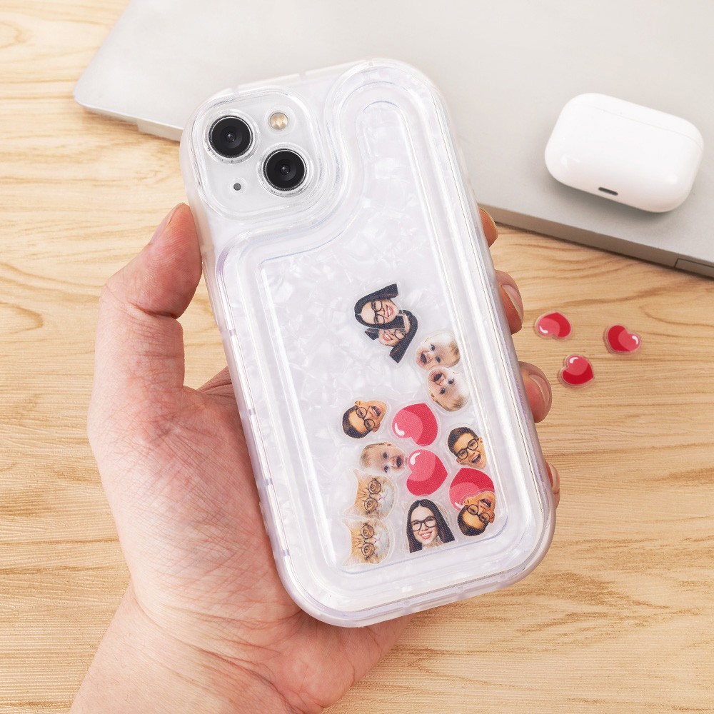 Personalized Shaker Phone Case With Shaking Charms
