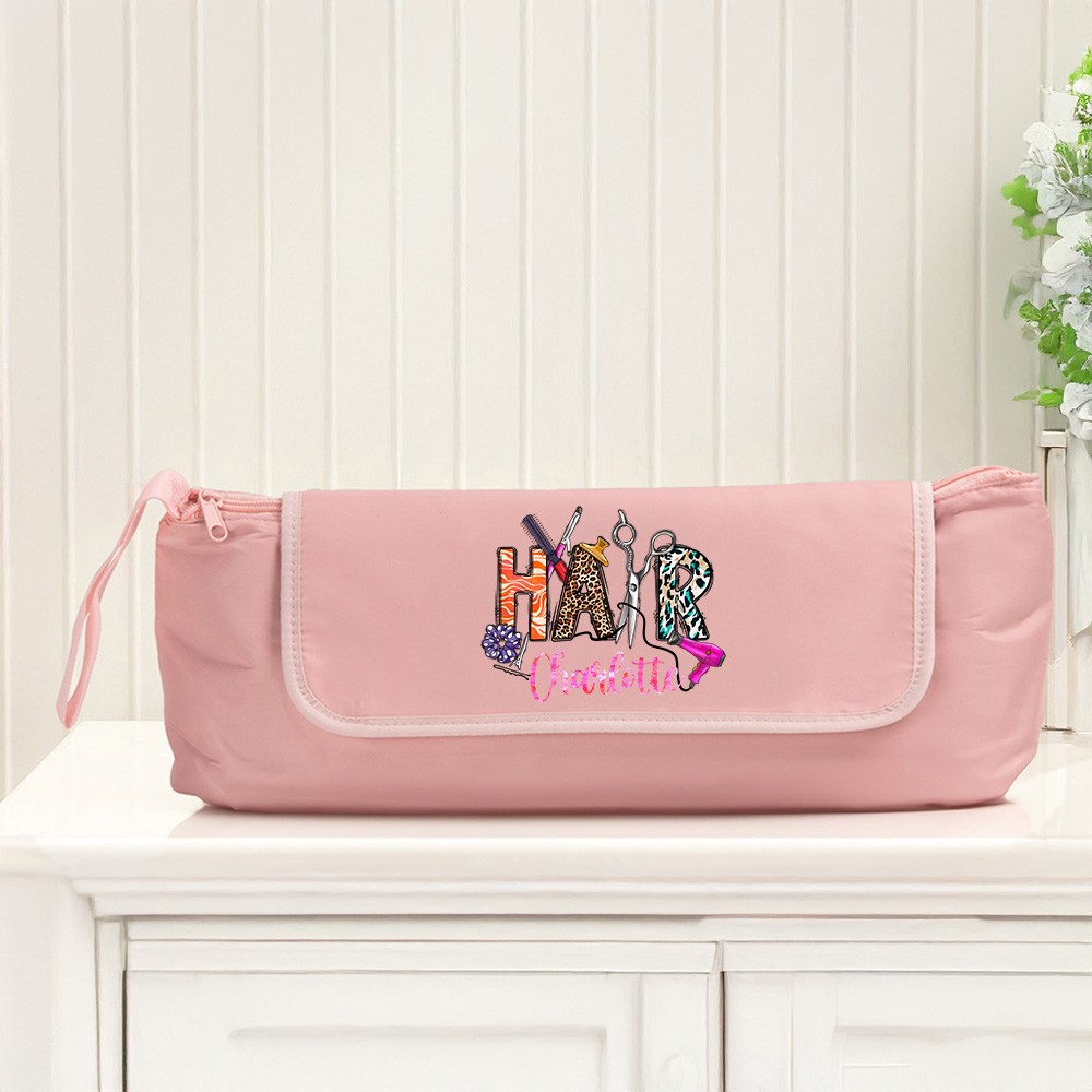 Personalized Portable Hair Tool Storage Bag