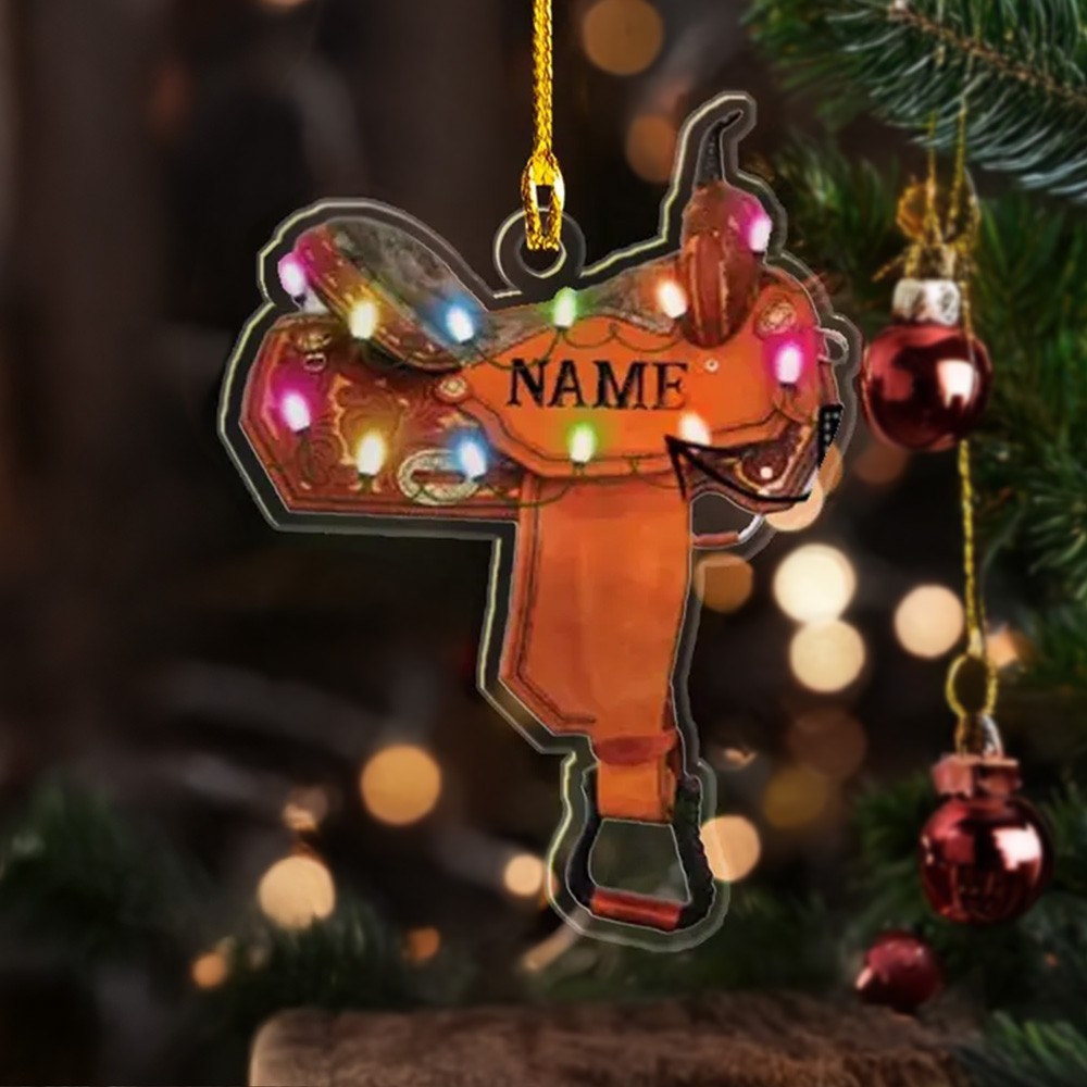 Horse Saddle Ornament