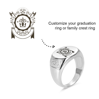 Personalized Family Signet Rings‎