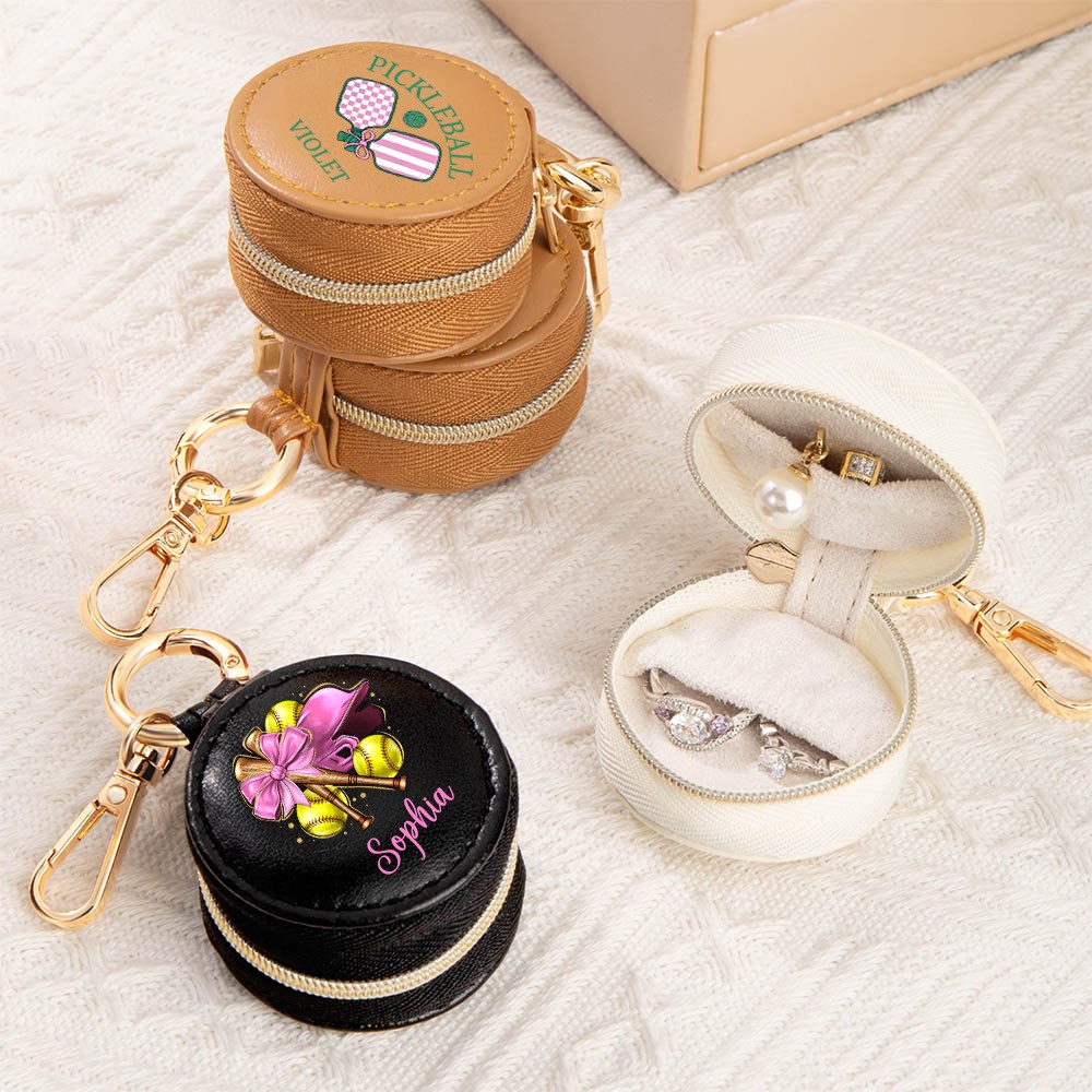 Mini Gym Ring Holder Travel Jewelry Box