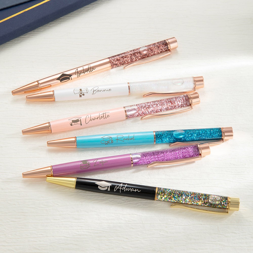 2PCS Personalized Glitter Pens