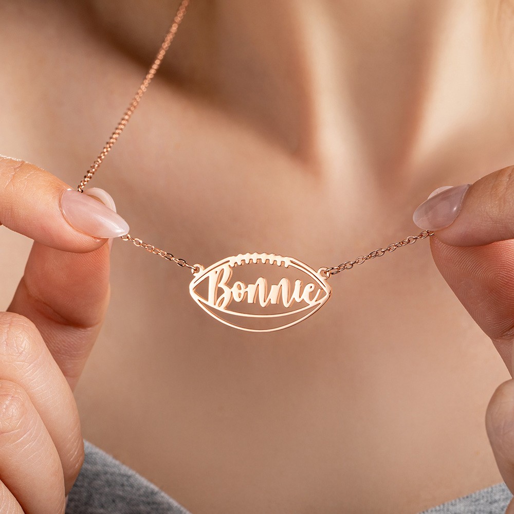 Custom Football Necklace