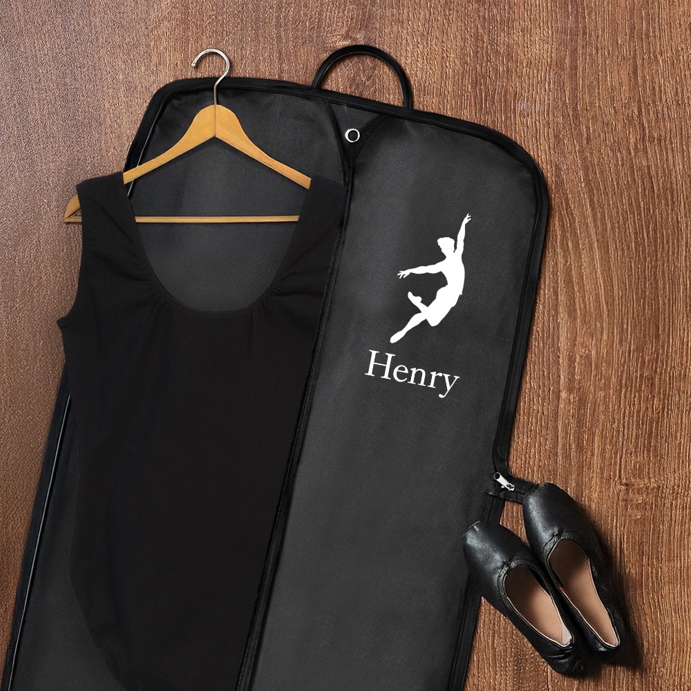 Leather Handle Garment Bag