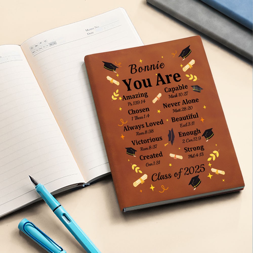 Personalized Retro Graduation A5 Notebook
