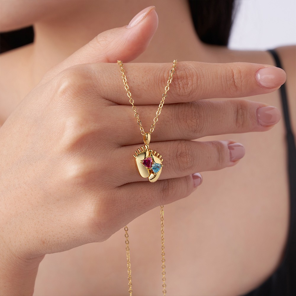 Footprint Necklace