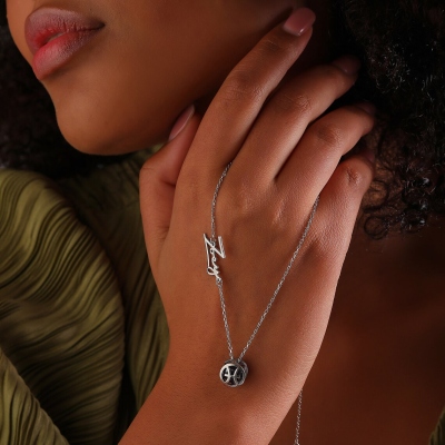 Collier personnalisé avec nom et pierre de naissance, en argent sterling 925, bijou astrologique fait main pour femme, cadeau d'anniversaire pour maman, fille ou meilleure amie