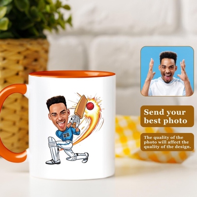 Cricket Player Mug
